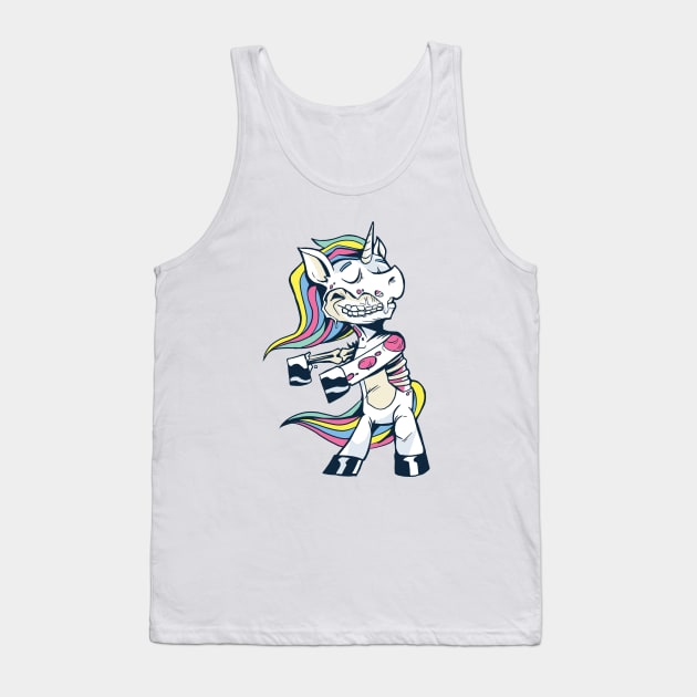 Zombie Unicorn Tank Top by LR_Collections